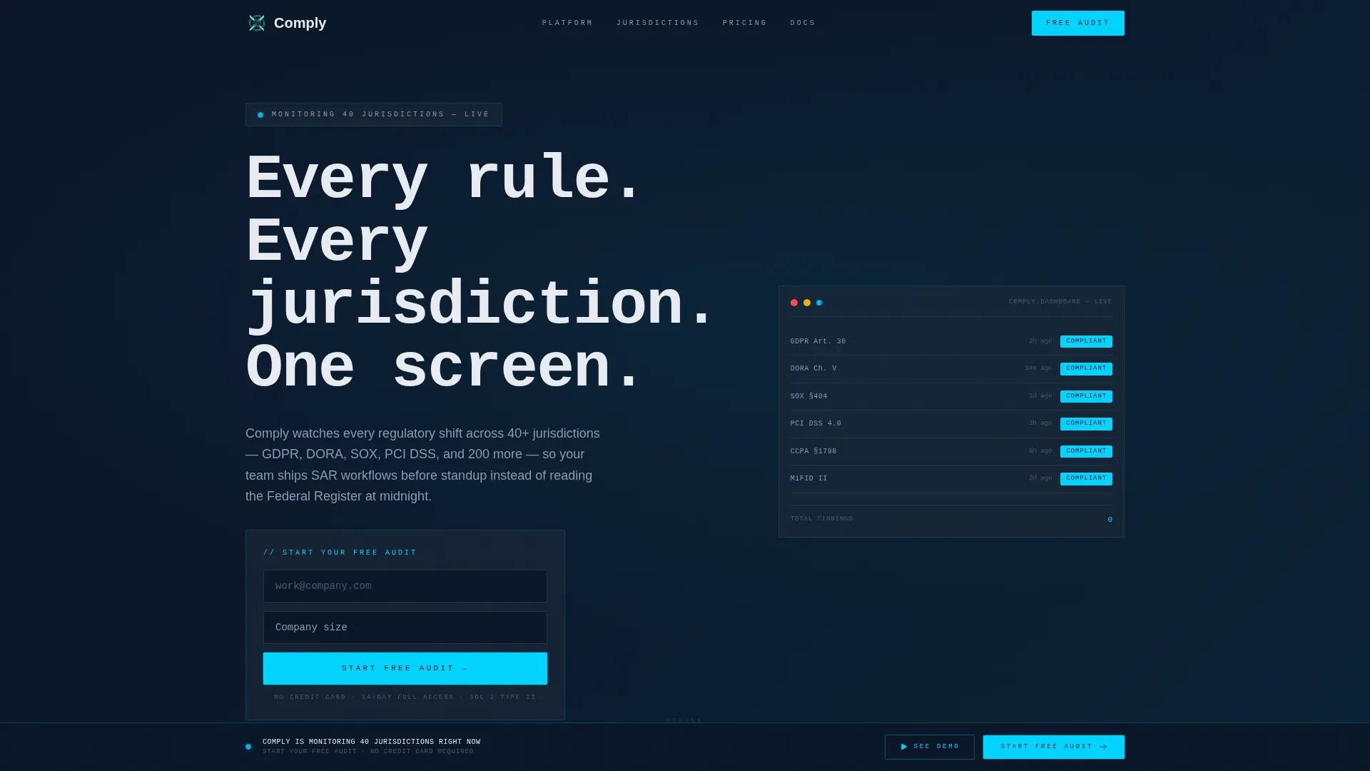 Software & SaaS Privacy Policy Website Template