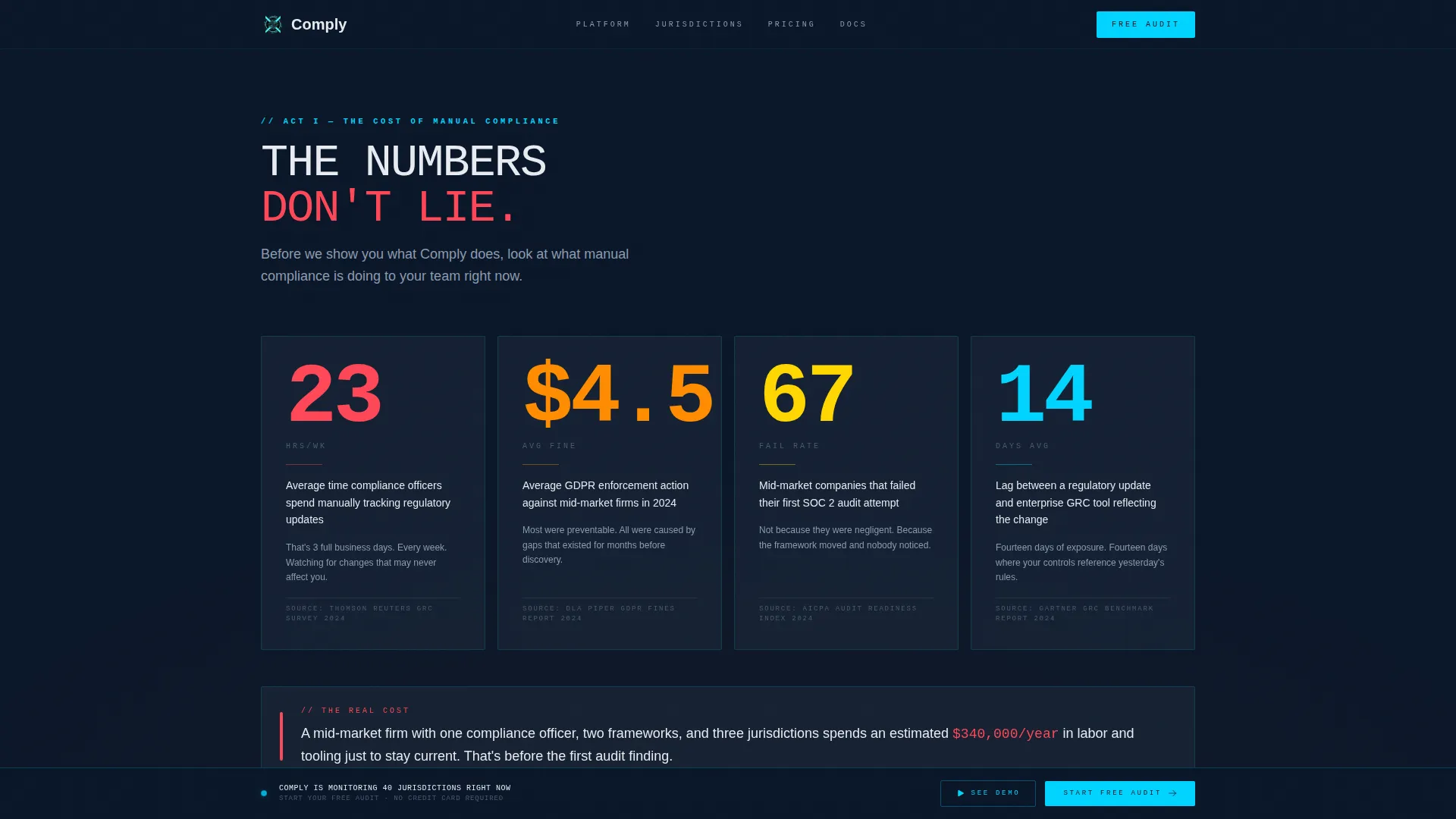 Software & SaaS Privacy Policy Website Template