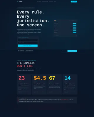 Software & SaaS Privacy Policy Website Template