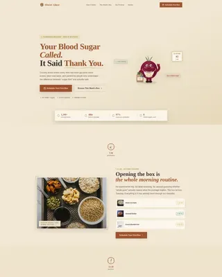 Diabetic Grocery Delivery | Free Website Template | Rocket
