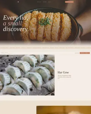 Restaurant & Dining Booking Website Template