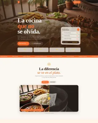 Authentic Dominican Catering | Free Website Template | Rocket