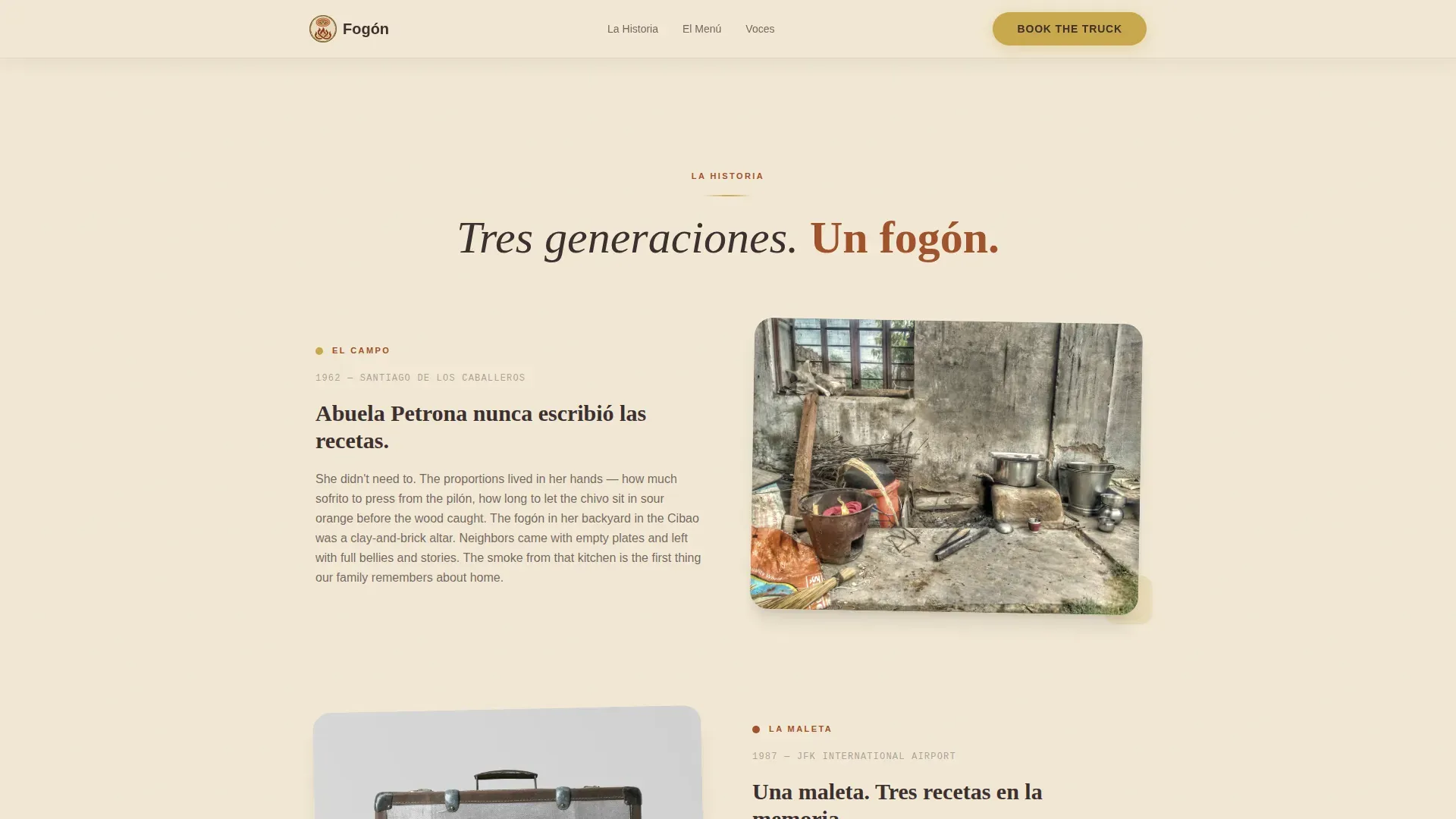 Dominican Food Truck | Free Website Template | Rocket