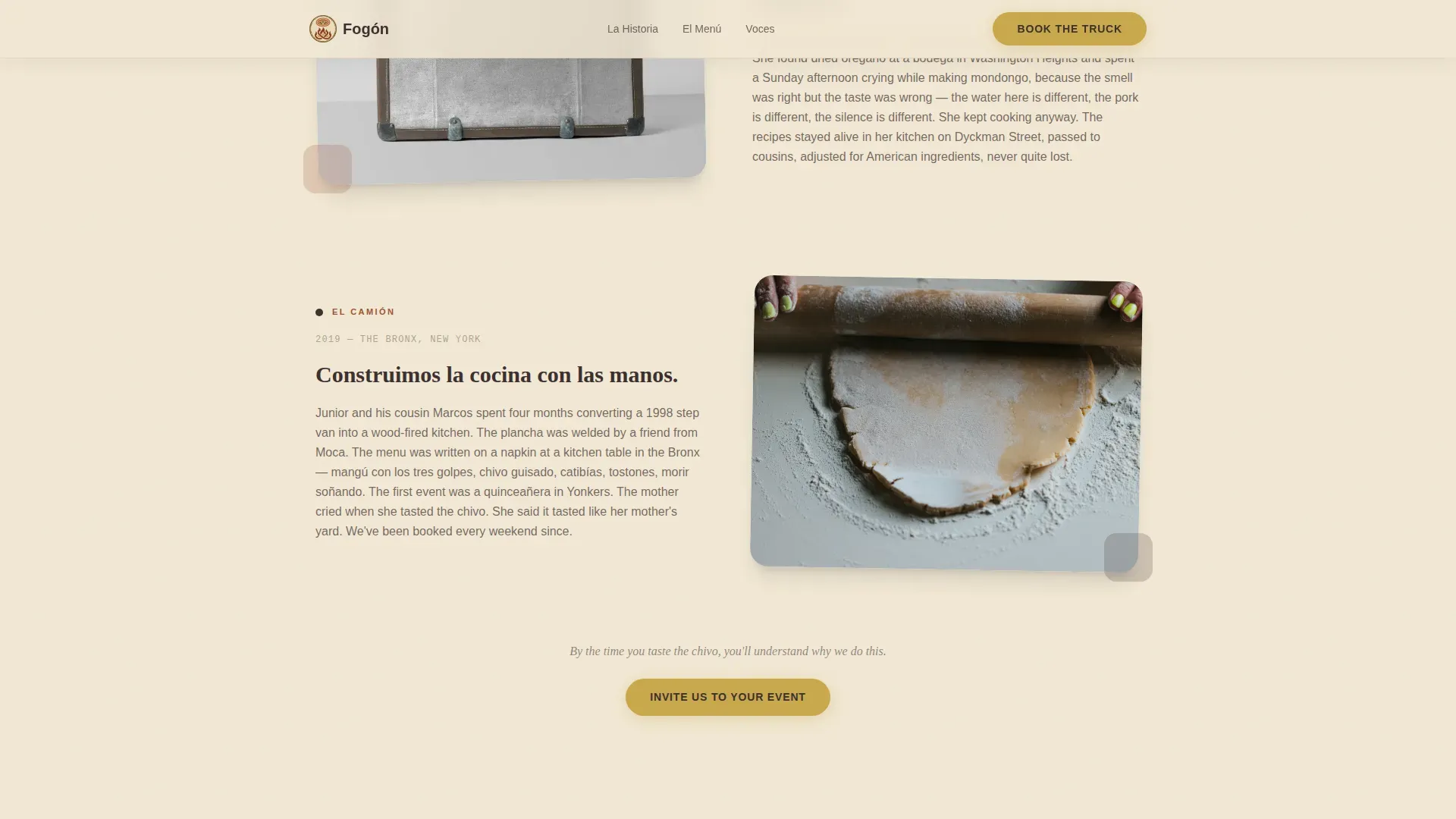 Dominican Food Truck | Free Website Template | Rocket
