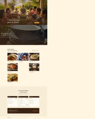 Authentic Dominican Restaurant | Free Website Template | Rocket