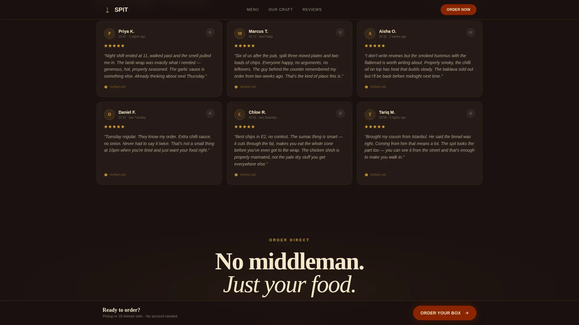 Regional & Specialty Restaurant Reviews Website Template