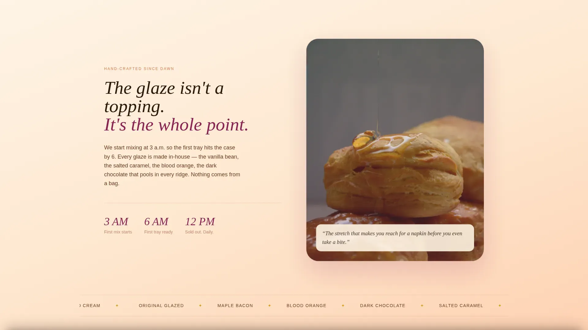 Artisan Donut Shop & Bakery Website Template