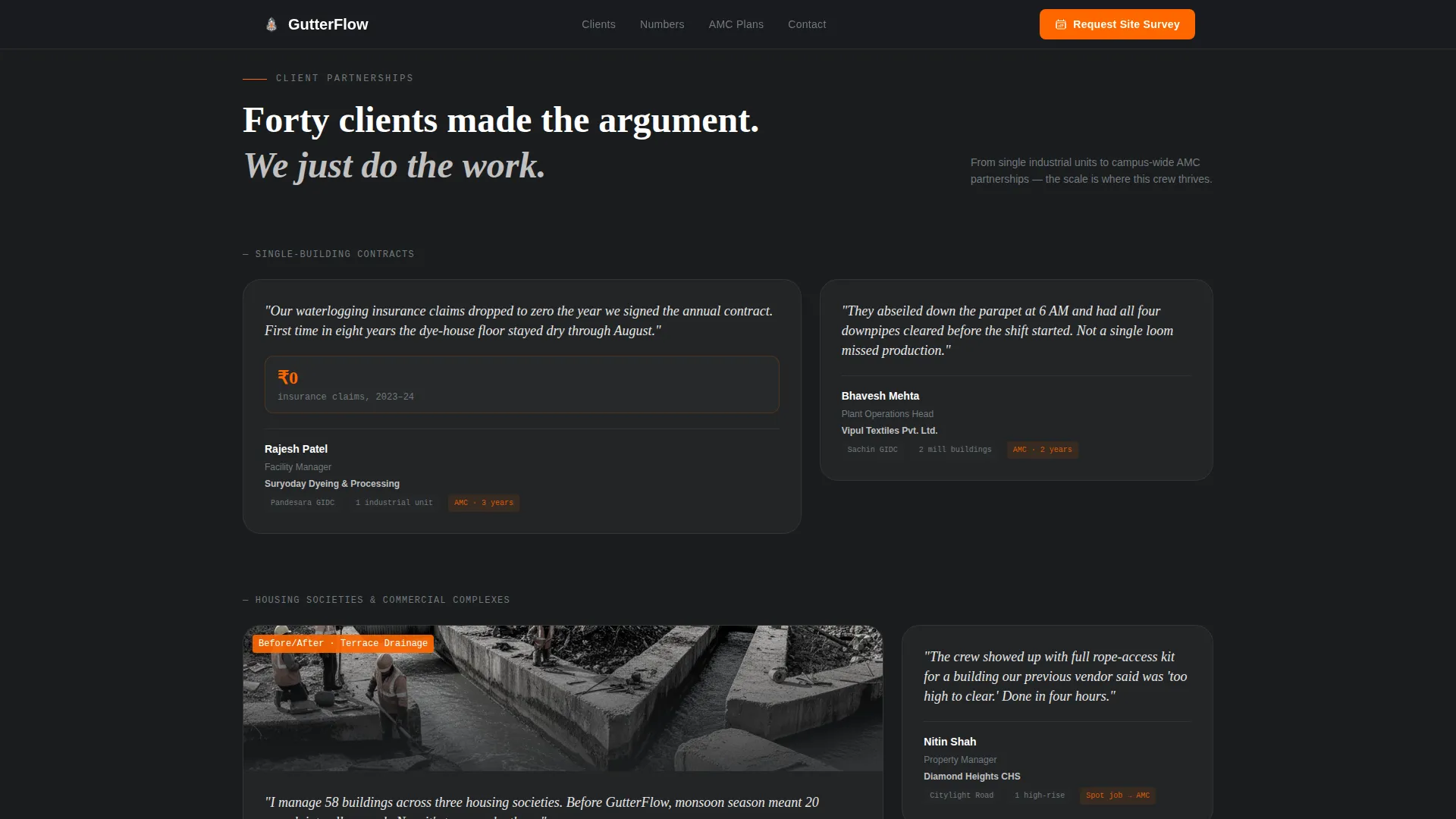 Industrial Drainage | Free Website Template | Rocket