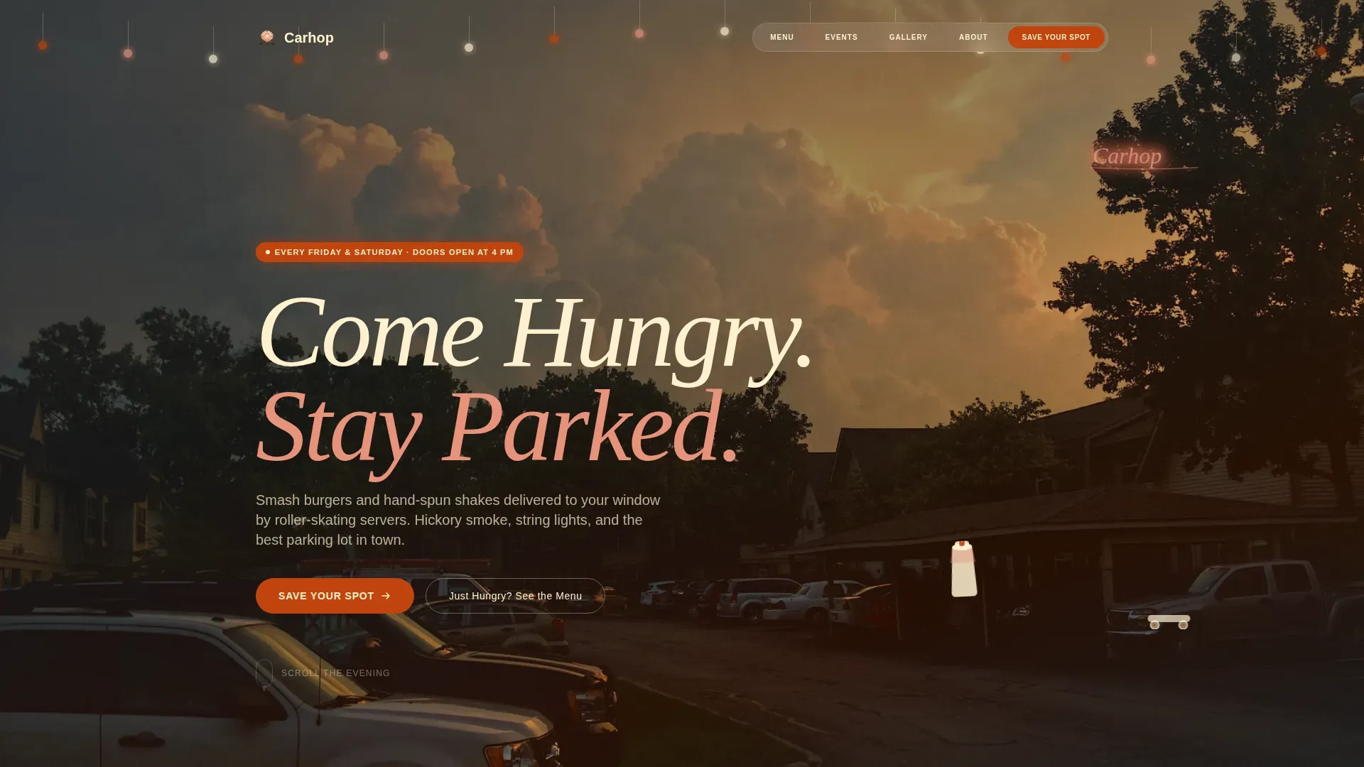 Restaurant & Dining Professional Website Template