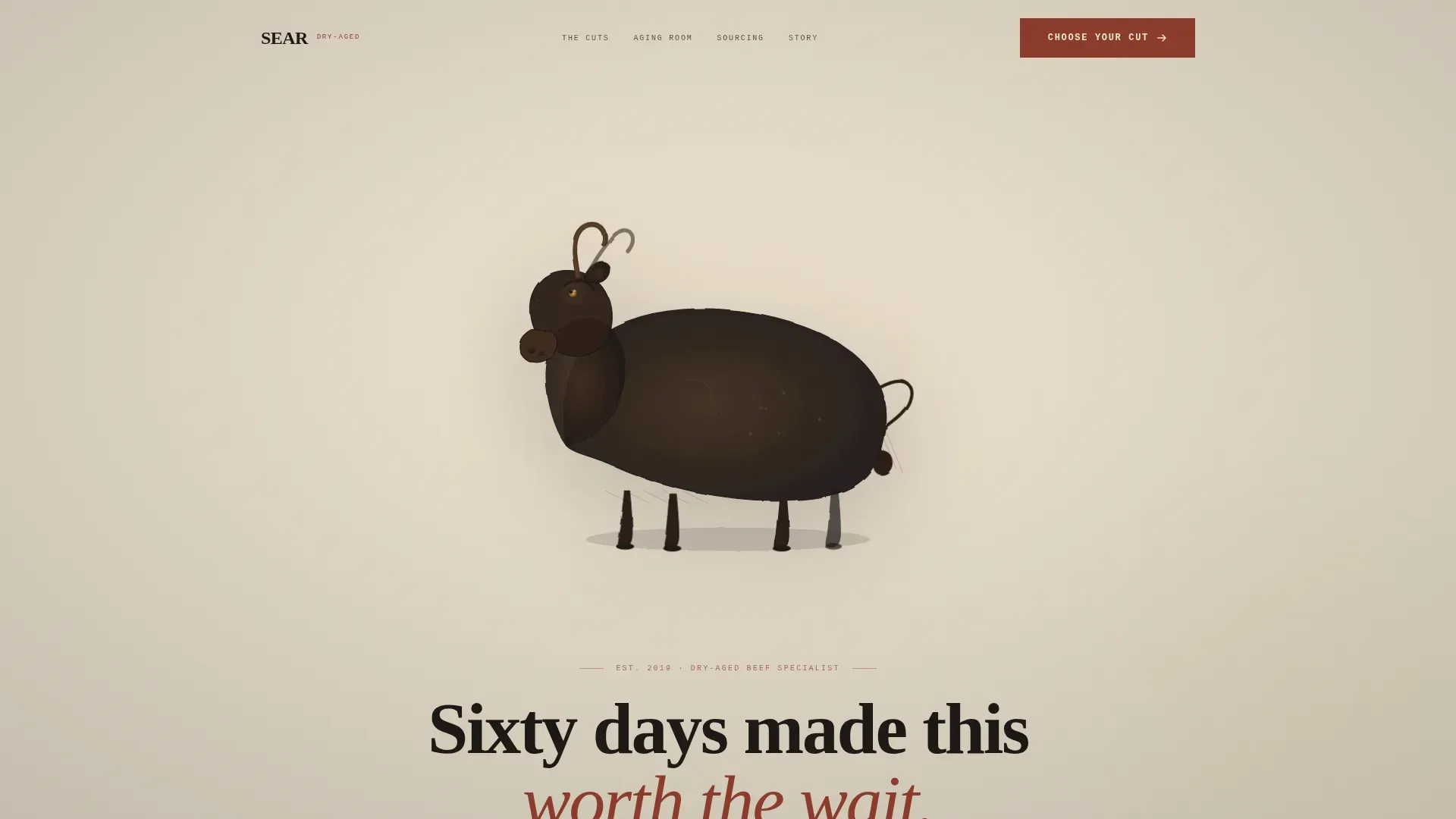 Meat & Seafood Pricing Website Template
