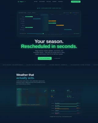 AI for Agriculture Booking Website Template