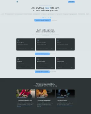 AI for Pet Care Professional Website Template