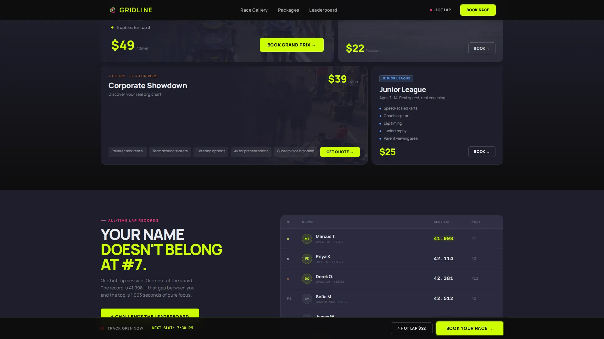 Theme Park & Attraction Booking Website Template