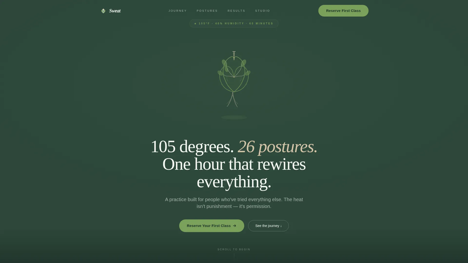 Wellness Modalities Booking Website Template