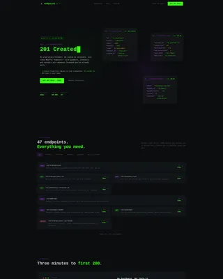 API-First Enterprise Software Professional Website Template