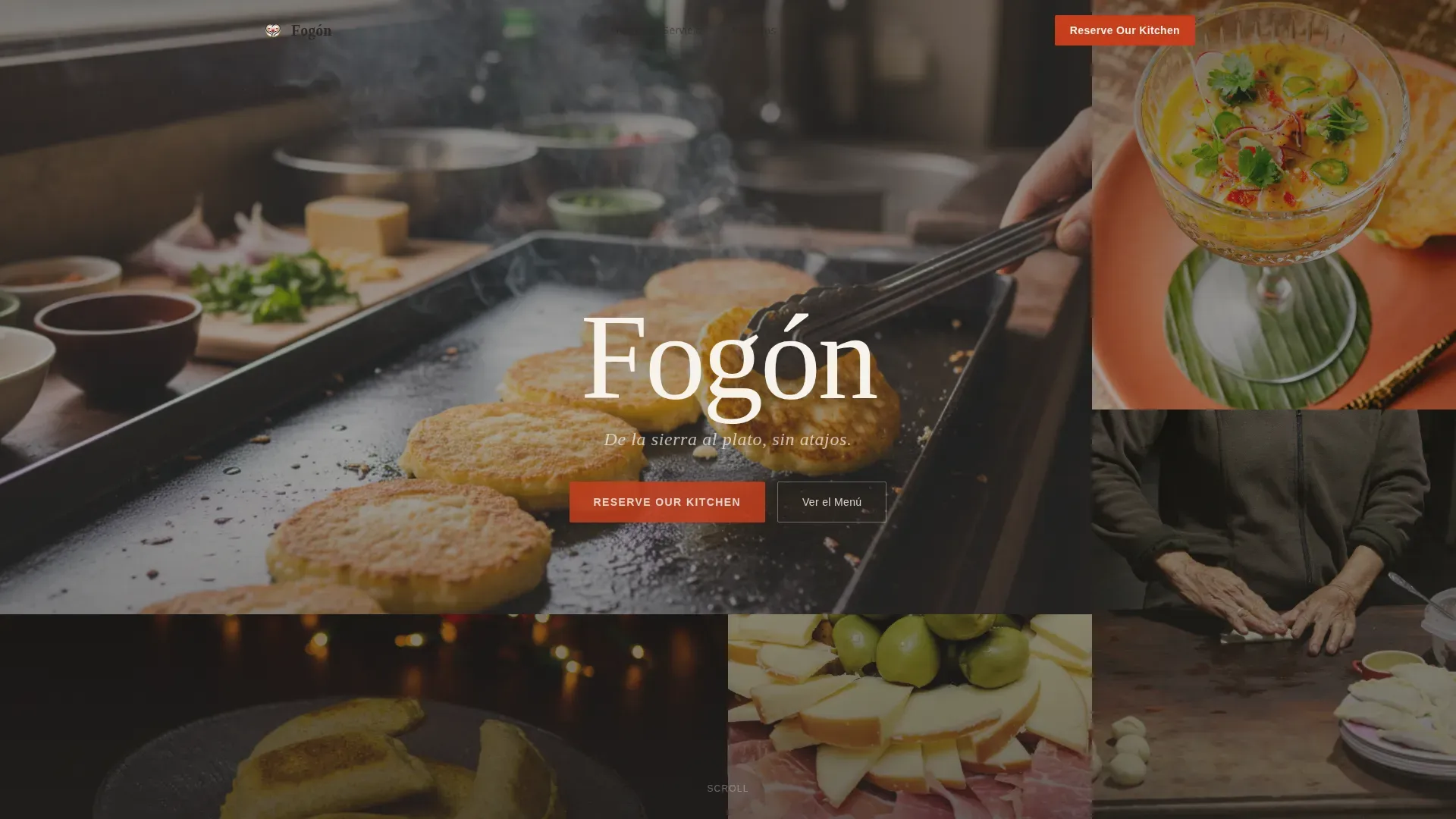 Authentic Ecuadorian Catering | Free Website Template | Rocket