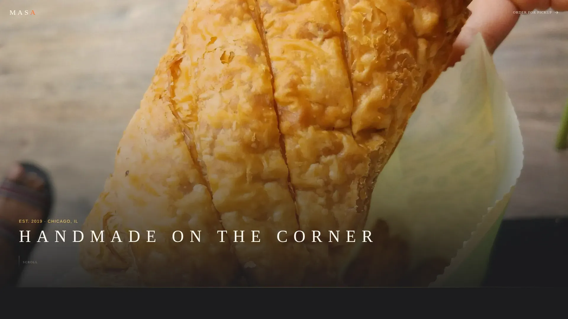 Empanada Shop | Free Website Template | Rocket