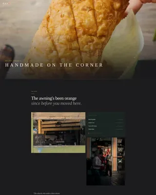 Empanada Shop | Free Website Template | Rocket