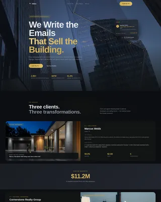 Real Estate Marketing & Agency Portfolio Website Template