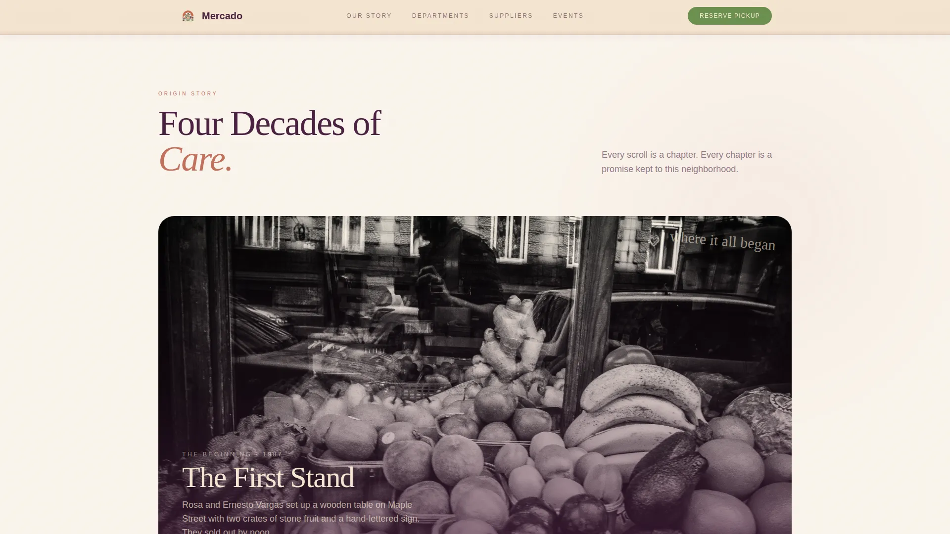 Grocery & Food Retail Professional Website Template
