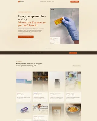 Pharmaceutical Blog & Media Pre-Launch Website Template