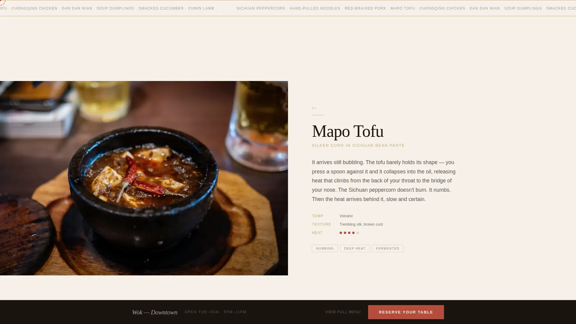 Restaurant & Dining Advanced Booking Website Template