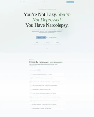 Sleep Medicine & Clinic Booking Website Template