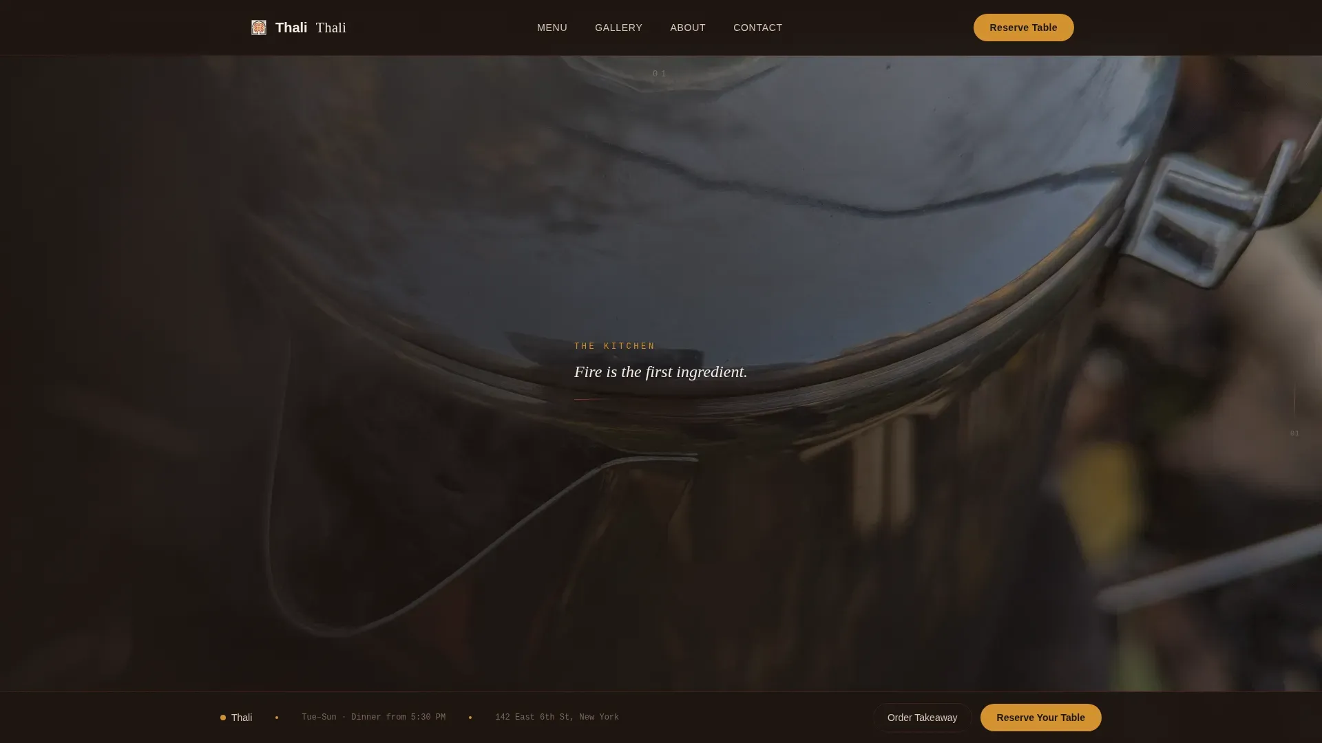 Restaurant & Dining Blog Website Template
