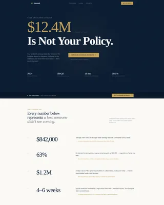 High Net Worth Individual Insurance Privacy Policy Website Template