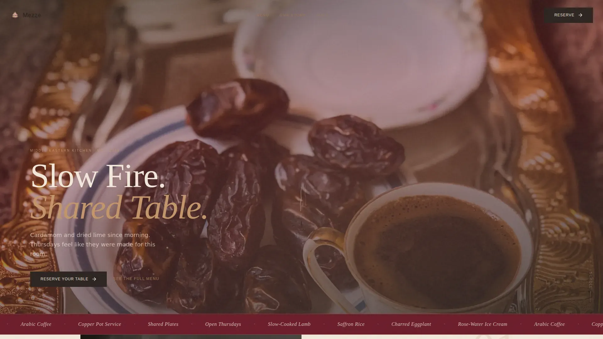 Restaurant & Dining Specialist Blog Website Template