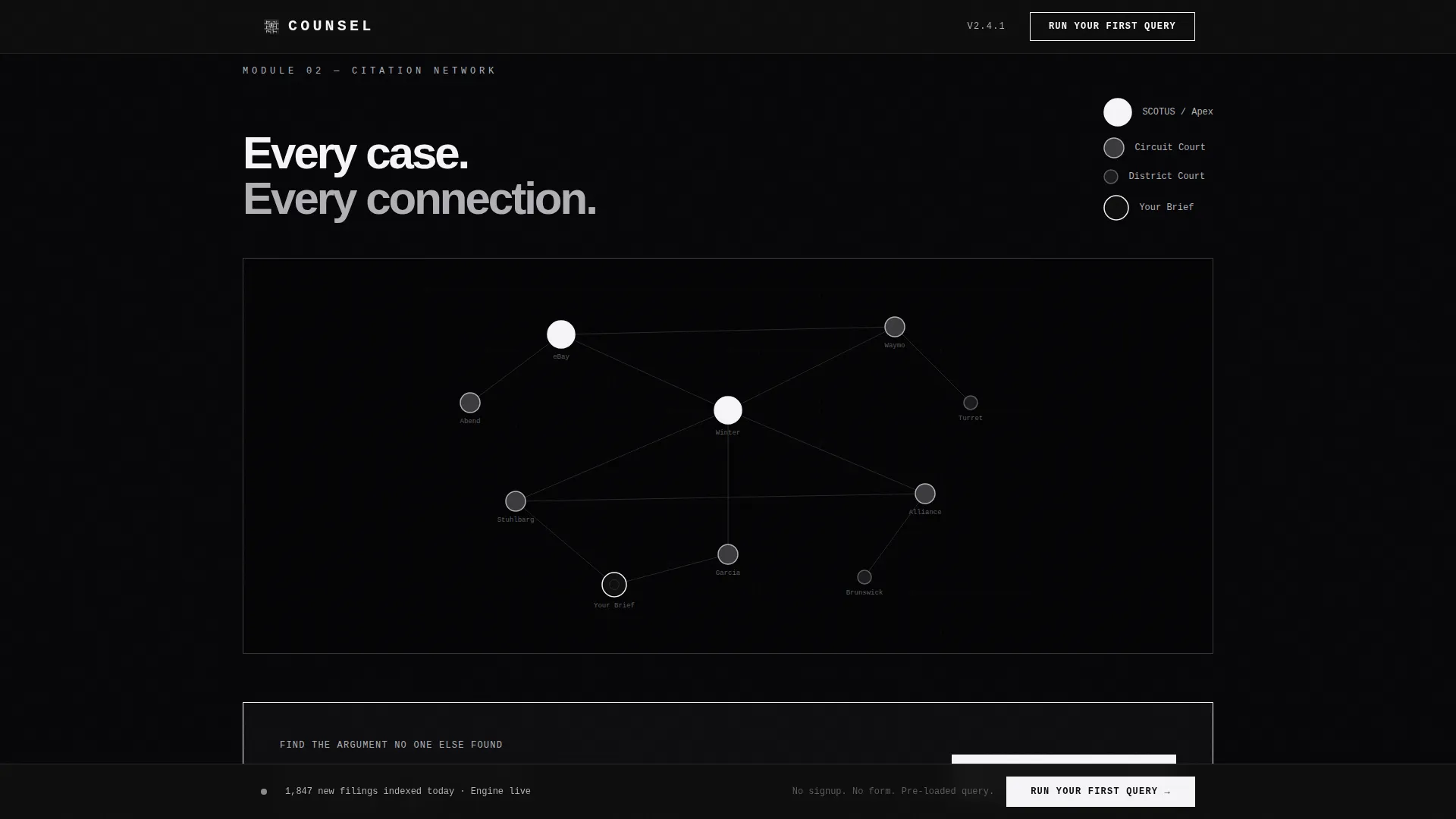 Legal AI Landing Page Template for SaaS