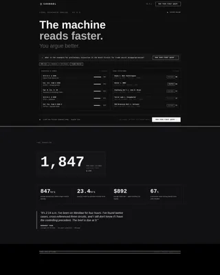 Legal AI Landing Page Template for SaaS