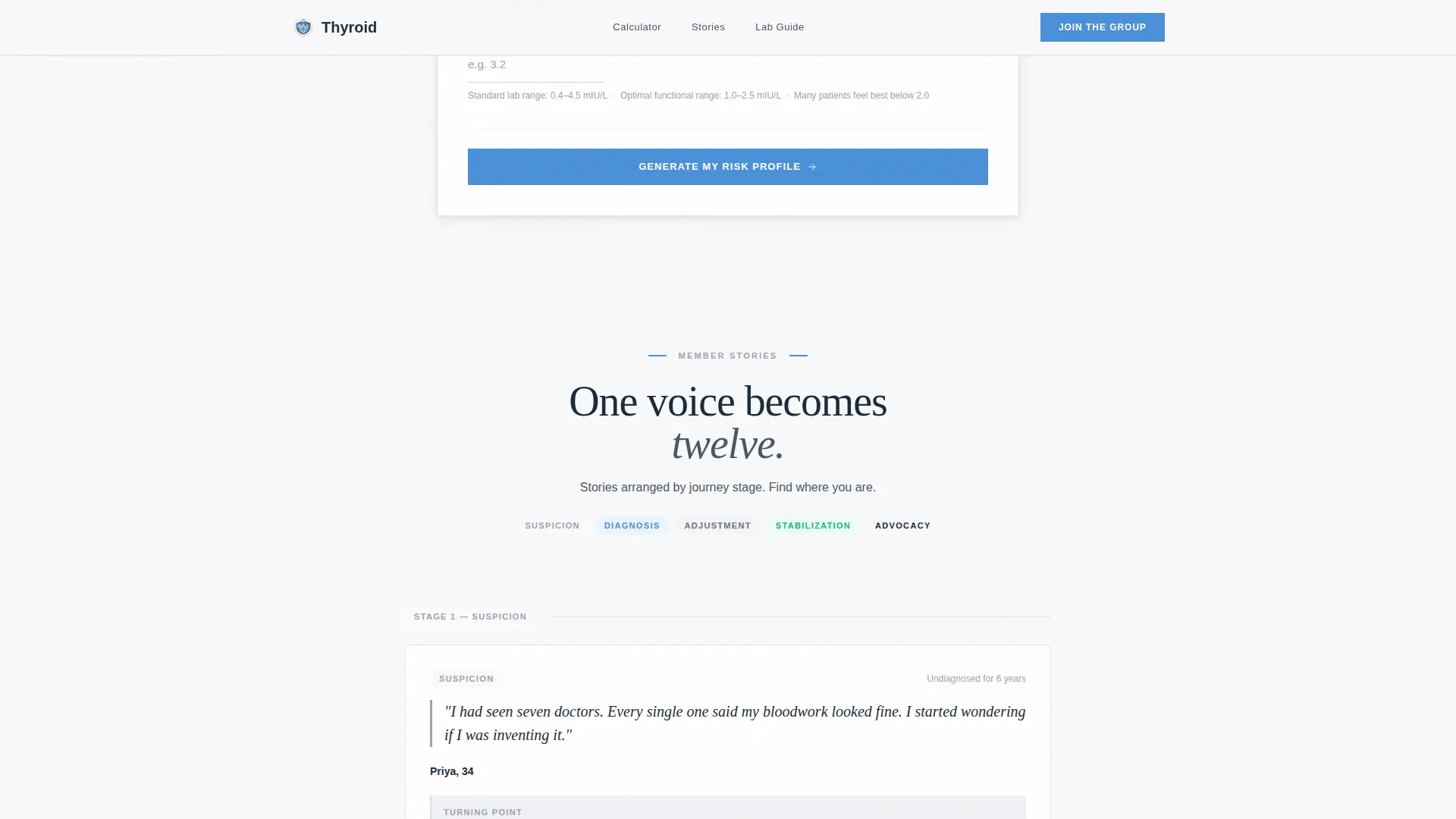 Thyroid Disorder Care Reviews Website Template
