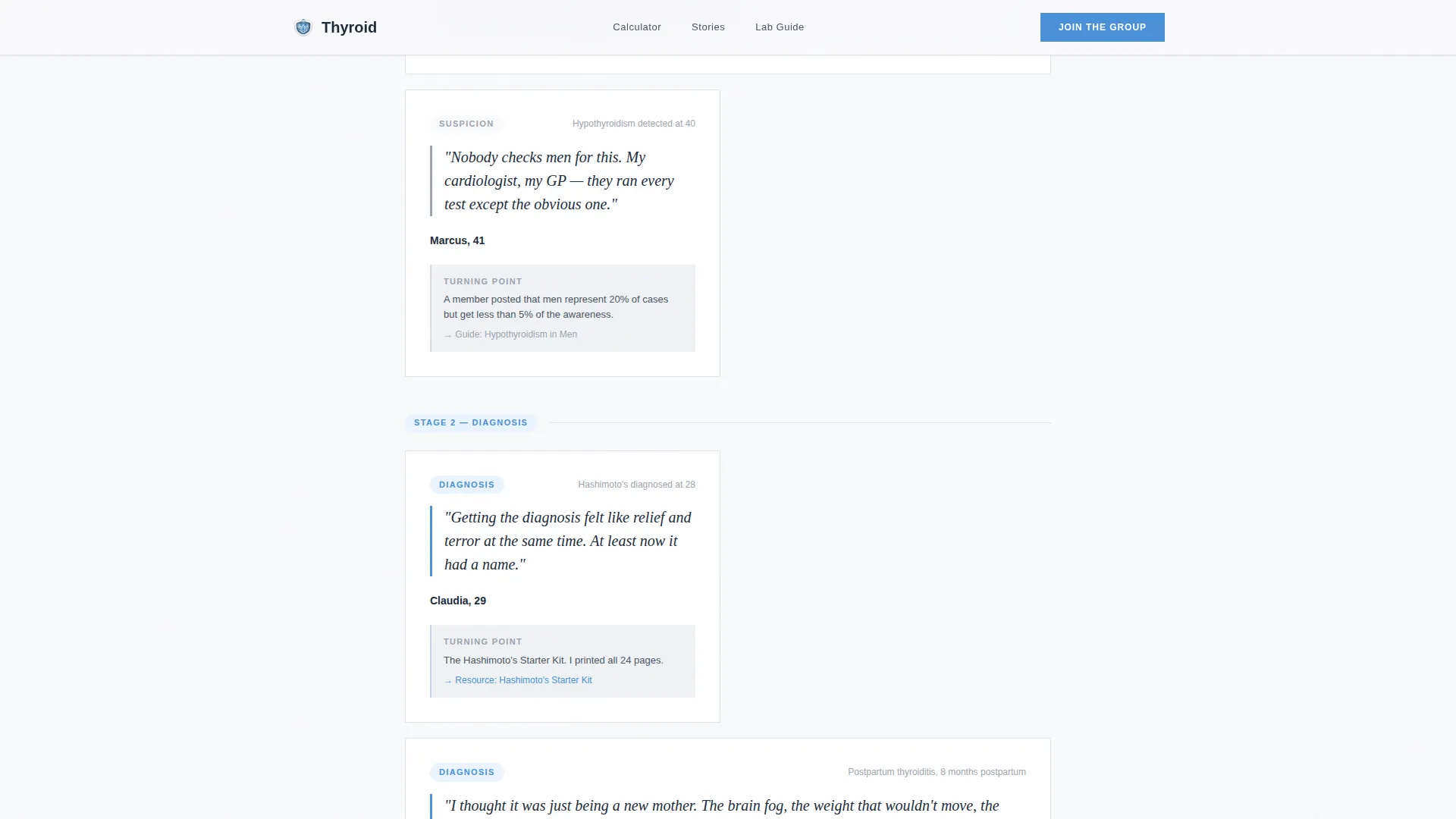 Thyroid Disorder Care Reviews Website Template