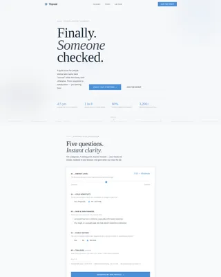 Thyroid Disorder Care Reviews Website Template