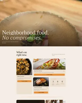 Restaurant & Dining Advanced Professional Website Template