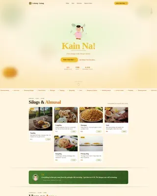 Southeast Asian Cuisine & Dining Professional Website Template