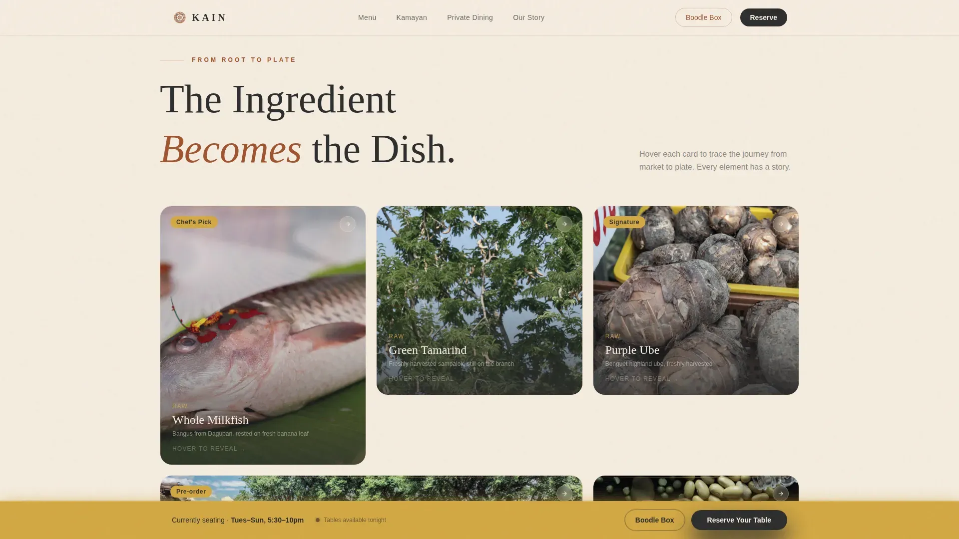 Certified Regional & Ethnic Restaurant Appointment Booking Website Template