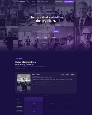 Recruitment & Hiring Portfolio Website Template