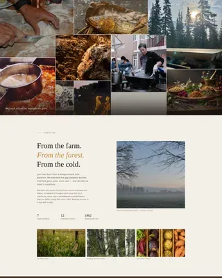 Artisan Finnish Catering Landing Page Template