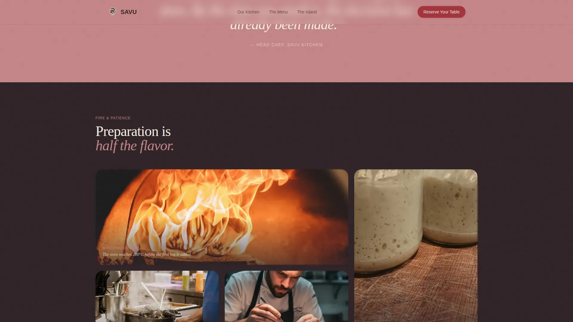 Warm Artisan Finnish Restaurant Landing Page Template