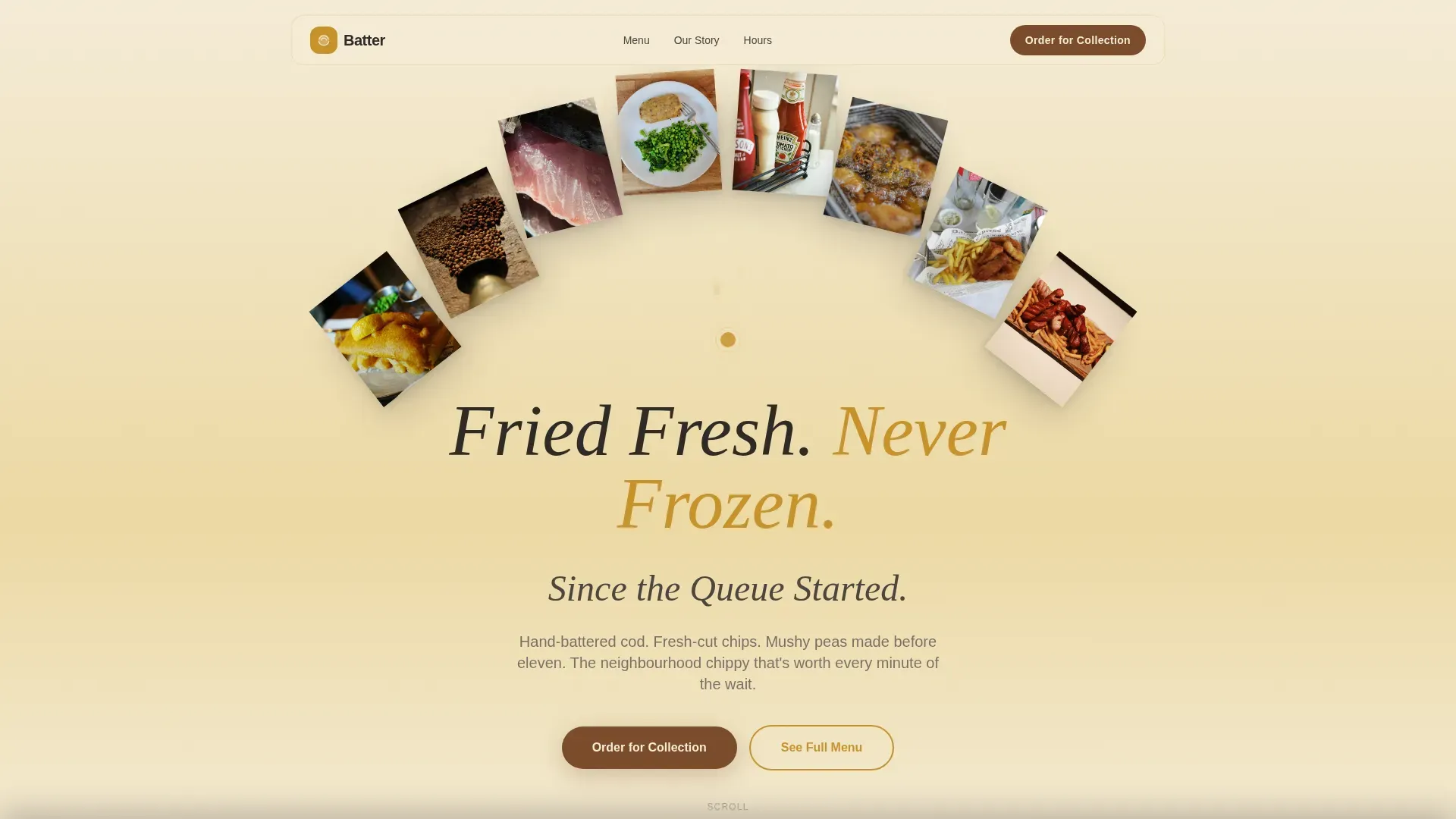 Regional & Specialty Restaurant Specialist Professional Website Template