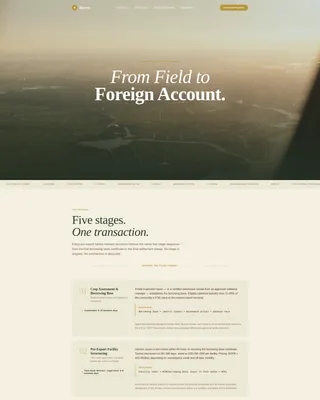 Agricultural Insurance & Finance Professional Website Template