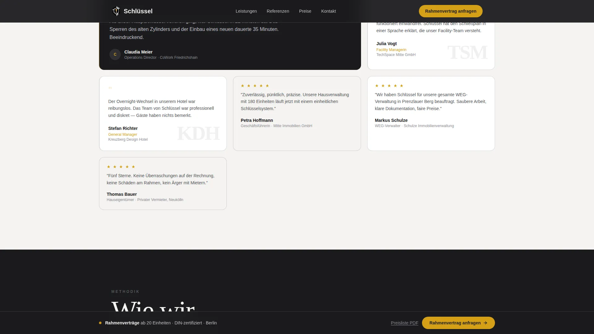 Precision Locksmith | Free Website Template | Rocket