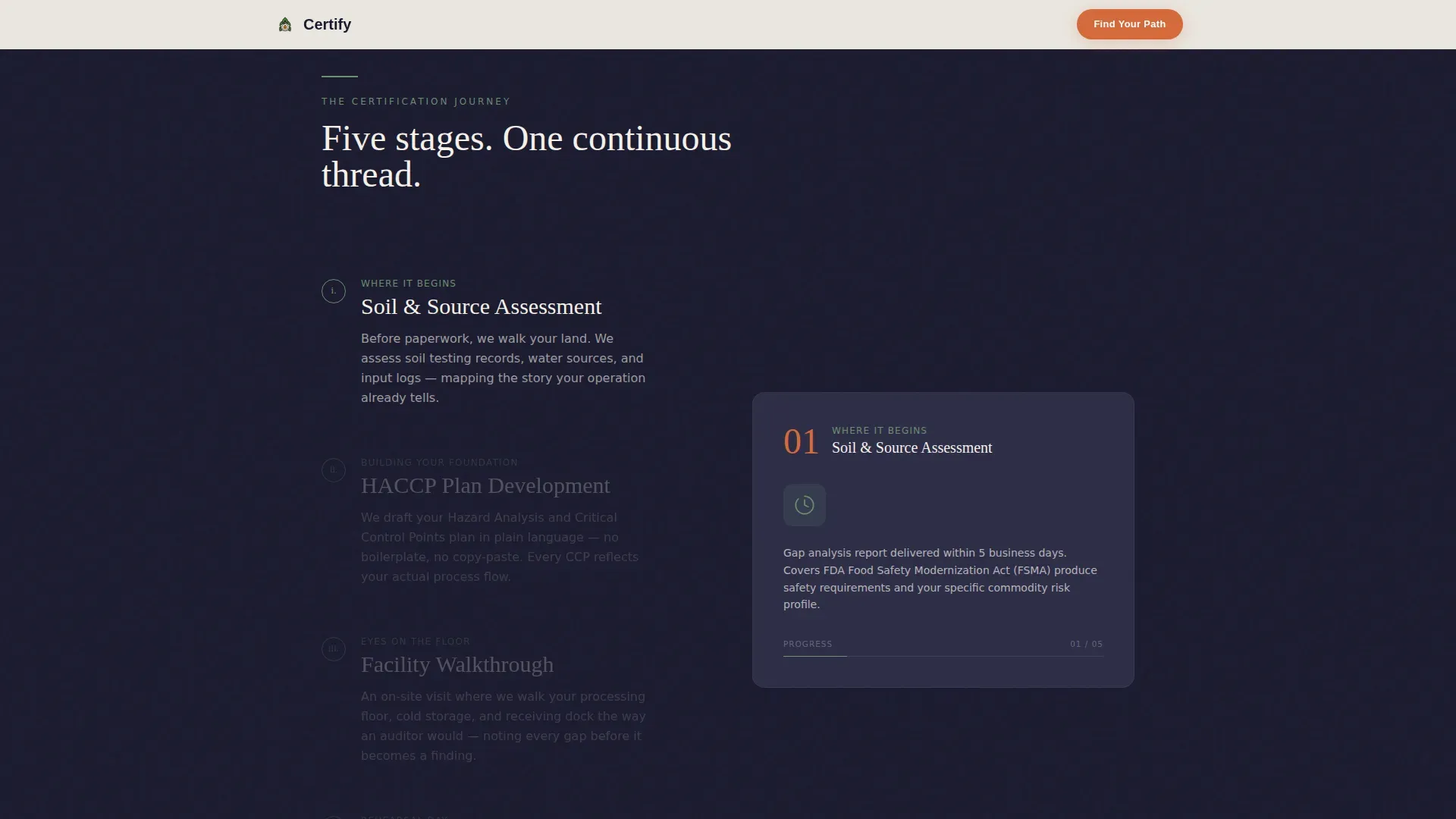 Culinary School & Education Privacy Policy Website Template