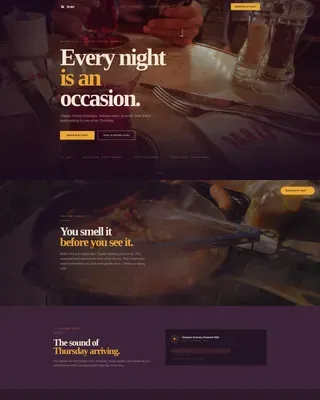 European Specialty Dining Professional Website Template