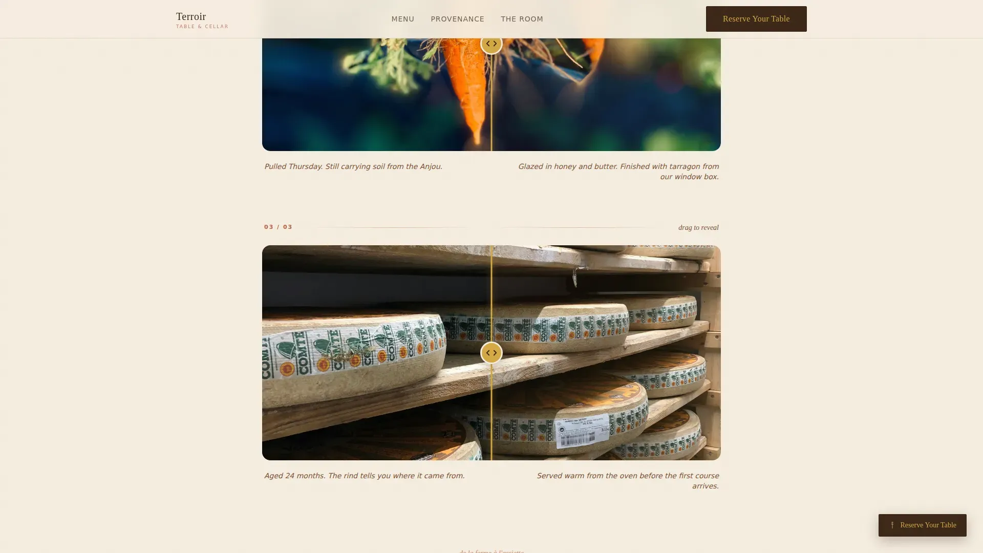 French Dining Professional Website Template