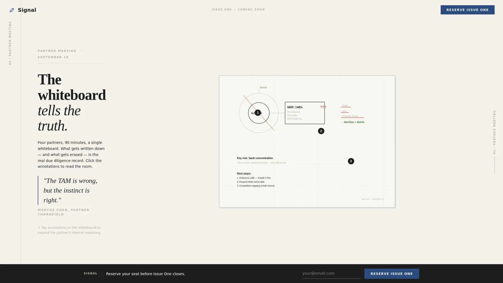 Venture Capital Newsletter Pre-Launch Website Template