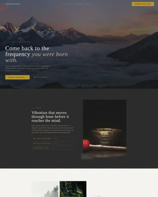 Wellness Modalities Booking Website Template