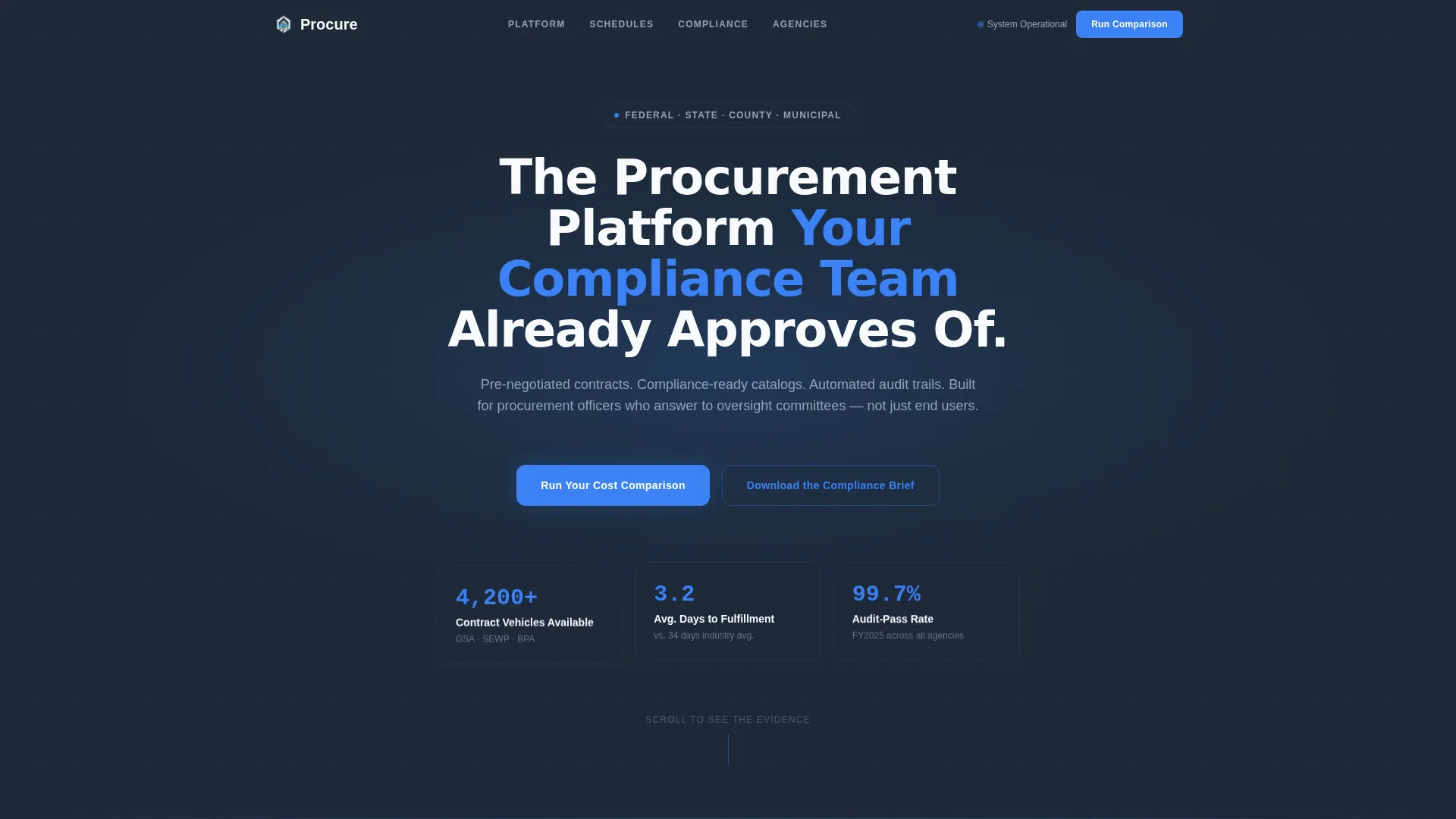 Government Digital Presence Privacy Policy Website Template
